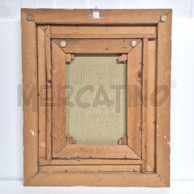 QUADRO OLIO SU TELA R. CHESI MAZZO DI FIORI | Mercatino dell'Usato Cervia 5