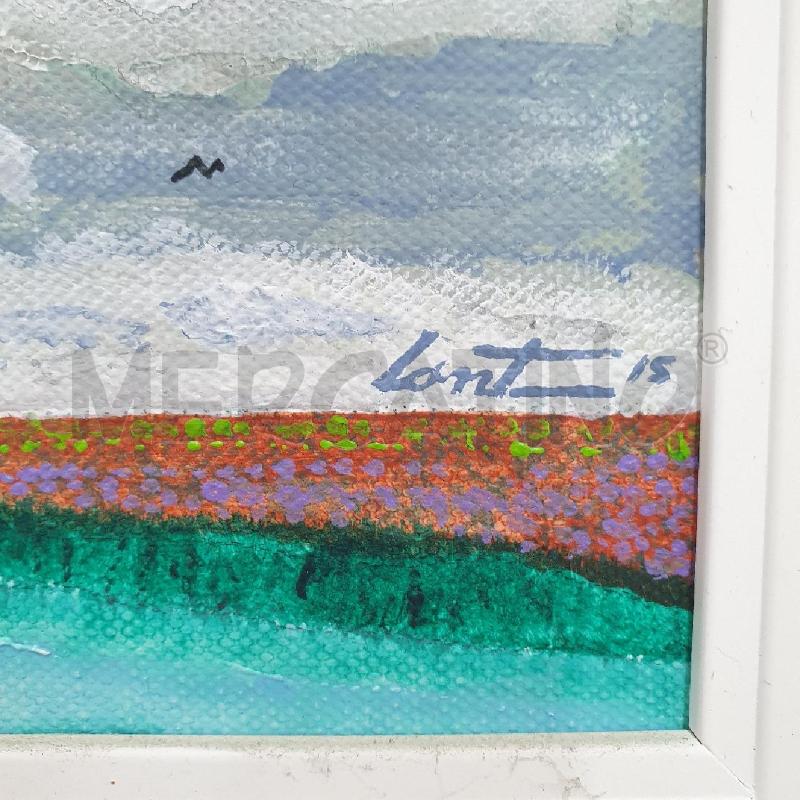 QUADRO OLIO SU TELA UN CIELO D'OLANDA  | Mercatino dell'Usato Cervia 3