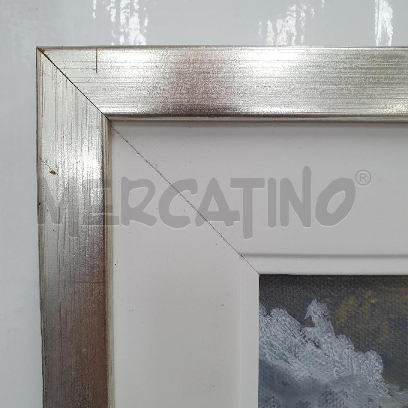 QUADRO OLIO SU TELA UN CIELO D'OLANDA  | Mercatino dell'Usato Cervia 4