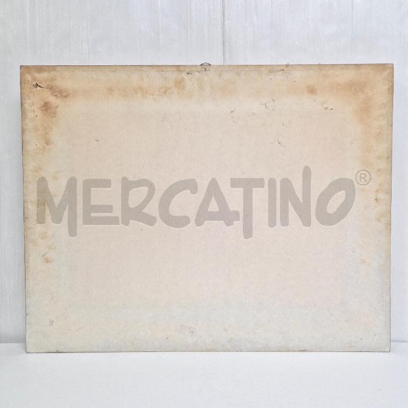 QUADRO OLIO SU TELA VITA IN CITTÀ  | Mercatino dell'Usato Cervia 5