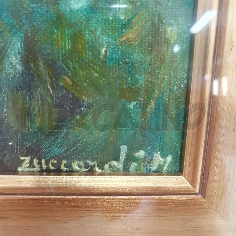 QUADRO OLIO SU TELA ZUCCARDI FIUME  | Mercatino dell'Usato Cervia 3