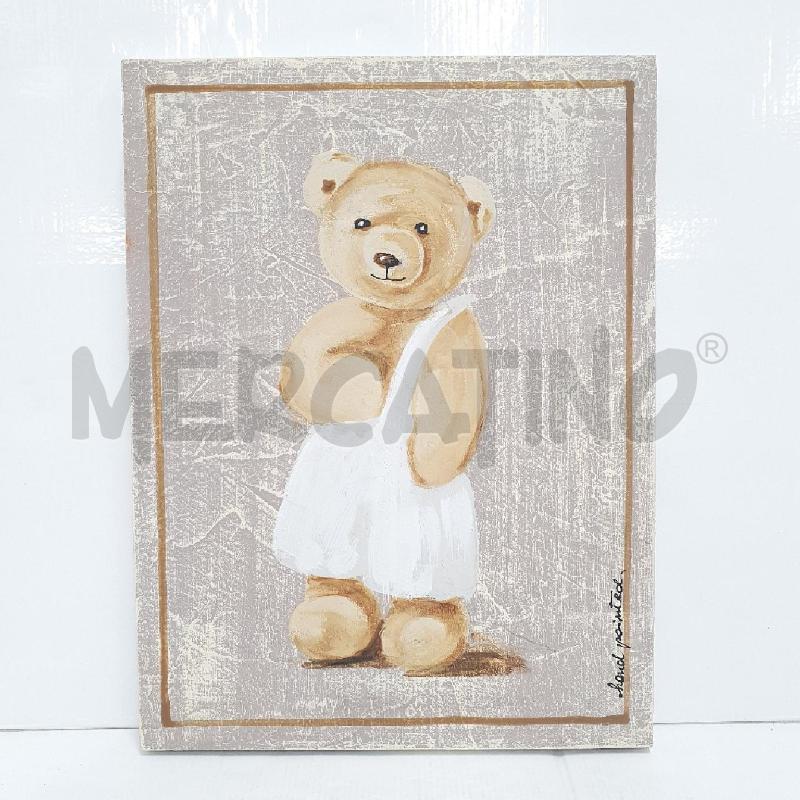 QUADRO ORSETTO ABITO MONOSPALLA | Mercatino dell'Usato Cervia 1