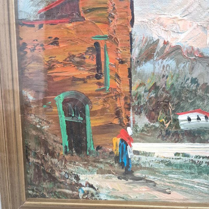 QUADRO PAESAGGIO LAGO+CASA | Mercatino dell'Usato Cervia 2