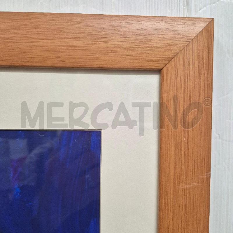 QUADRO RETTANGOLARE PERSONA DI SPALLE BLU AZZURRO | Mercatino dell'Usato Cervia 4