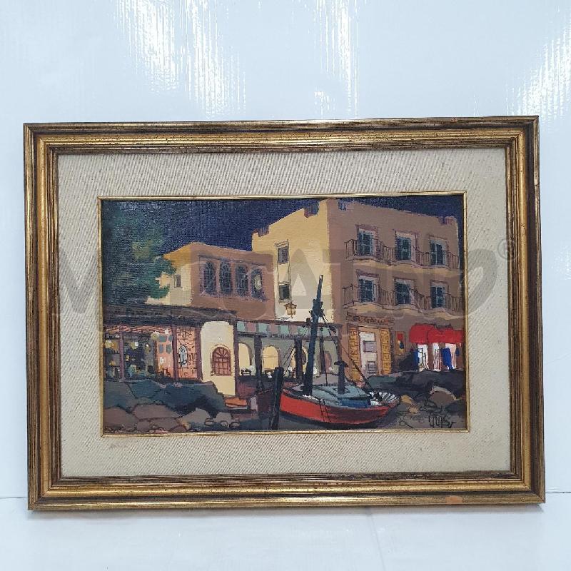QUADRO ROBERT GUIS PORTICCIOLO DON PEDRO | Mercatino dell'Usato Cervia 1