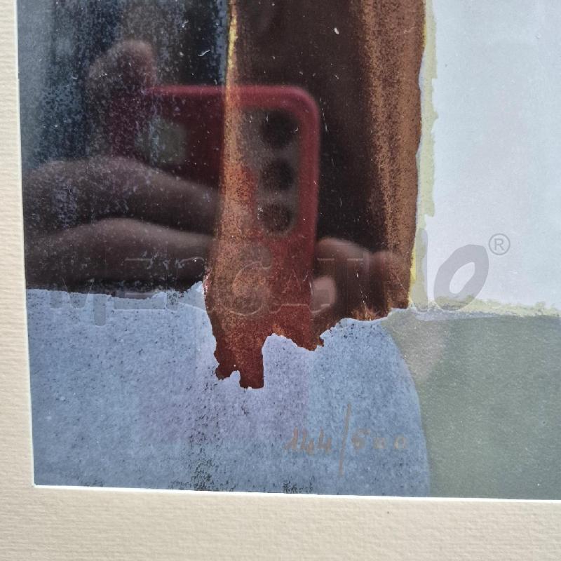 QUADRO SERGIO ROMITI SERIGRAFIA SU RAME  | Mercatino dell'Usato Cervia 3
