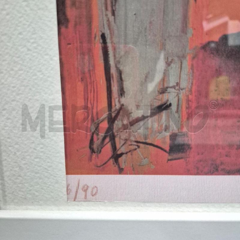 QUADRO SERIGRAFIA ASTRATTO ESPOSITO | Mercatino dell'Usato Cervia 3