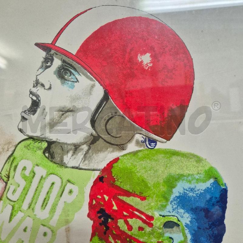 QUADRO SERIGRAFIA NUMERATA BRUNO CARUSO | Mercatino dell'Usato Cervia 2