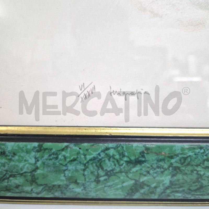 QUADRO SERIGRAFIA NUMERATA BRUNO CARUSO | Mercatino dell'Usato Cervia 3