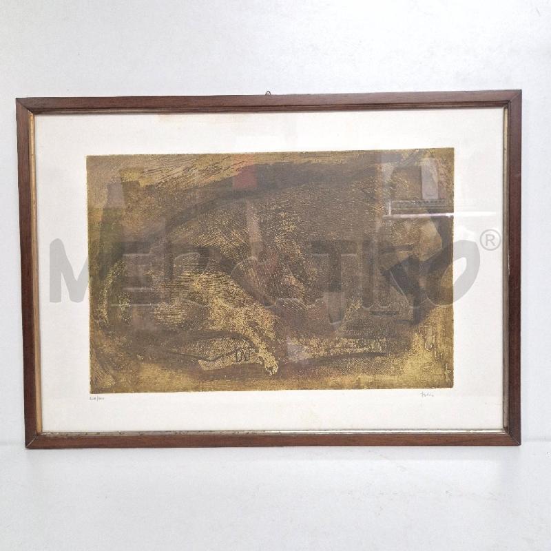 QUADRO SERIGRAFIA NUMERATA FOLLI | Mercatino dell'Usato Cervia 1