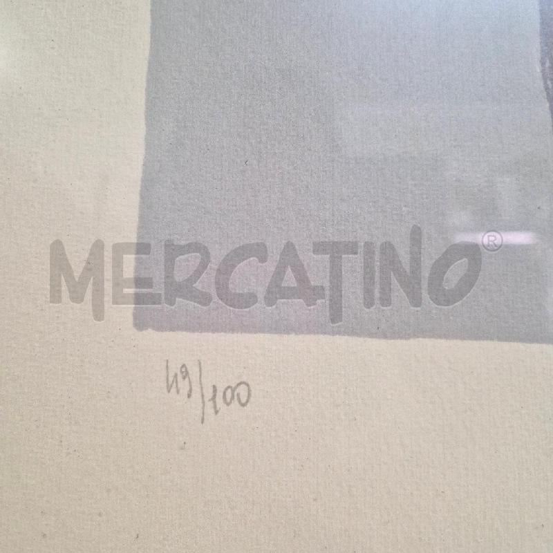 QUADRO SERIGRAFIA NUMERATA SILVER PLACHESI COPPIA SOTTO LA LUNA | Mercatino dell'Usato Cervia 3