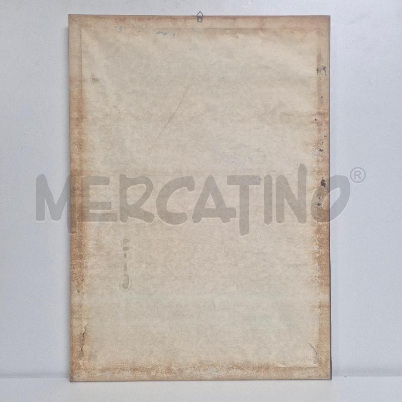 QUADRO SERIGRAFIA NUMERATA SILVER PLACHESI UOMO SOTTO LA LUNA | Mercatino dell'Usato Cervia 5