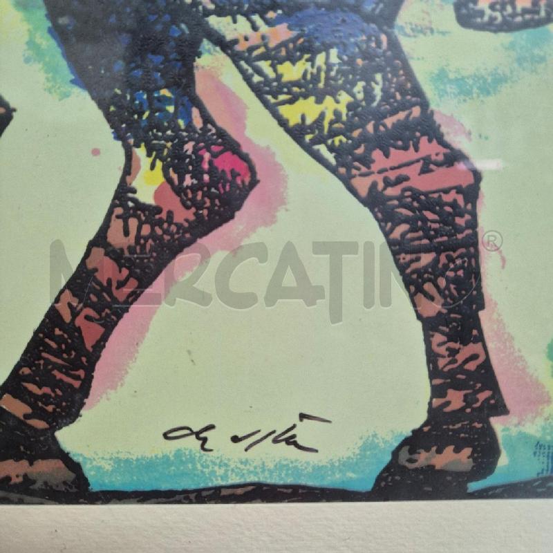 QUADRO SERIGRAFIA SU LASTRA DI RAME LUCIANO DE VITA | Mercatino dell'Usato Cervia 3