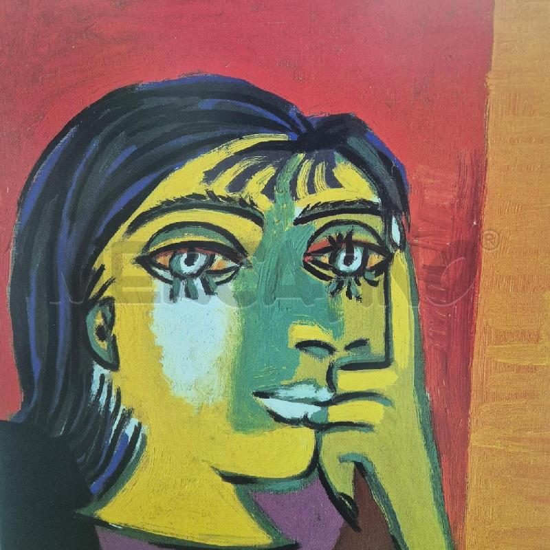 QUADRO STAMPA PICASSO ROSSO GIALLO | Mercatino dell'Usato Cervia 2