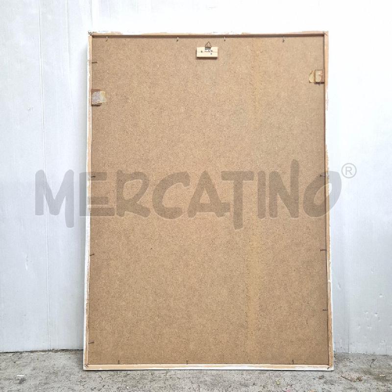 QUADRO STAMPA SERIGRAFATA UOMO SEDUTO SFONDO ROSSO | Mercatino dell'Usato Cervia 4
