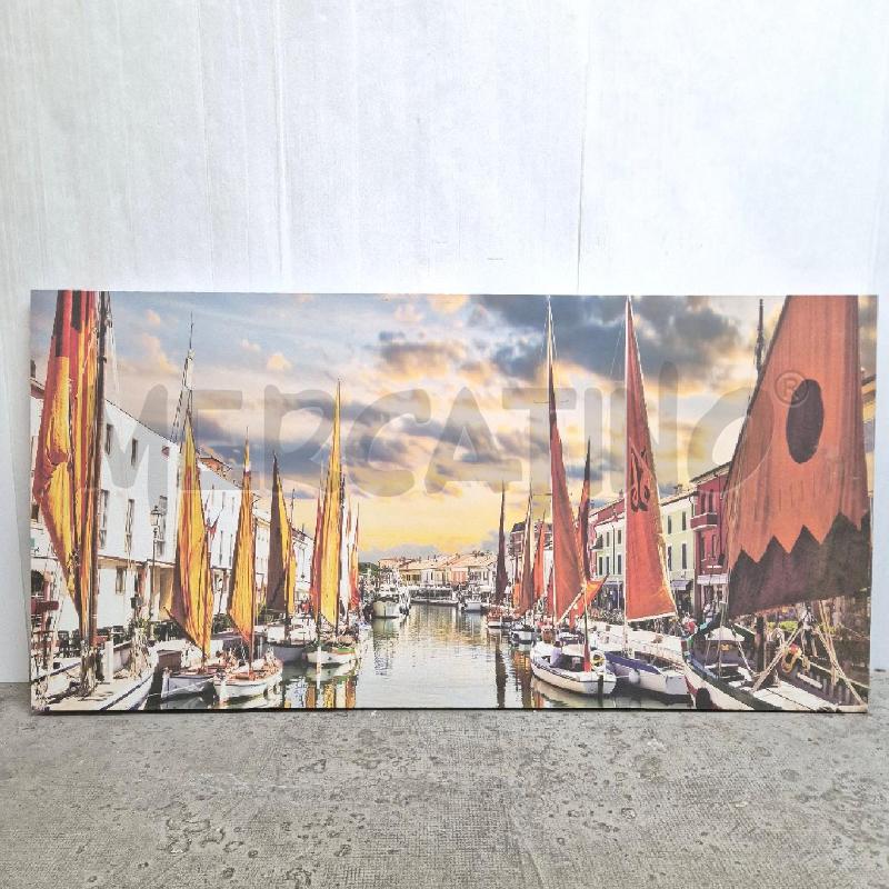 QUADRO STAMPA SU TELA CANALE DI CESENATICO | Mercatino dell'Usato Cervia 1