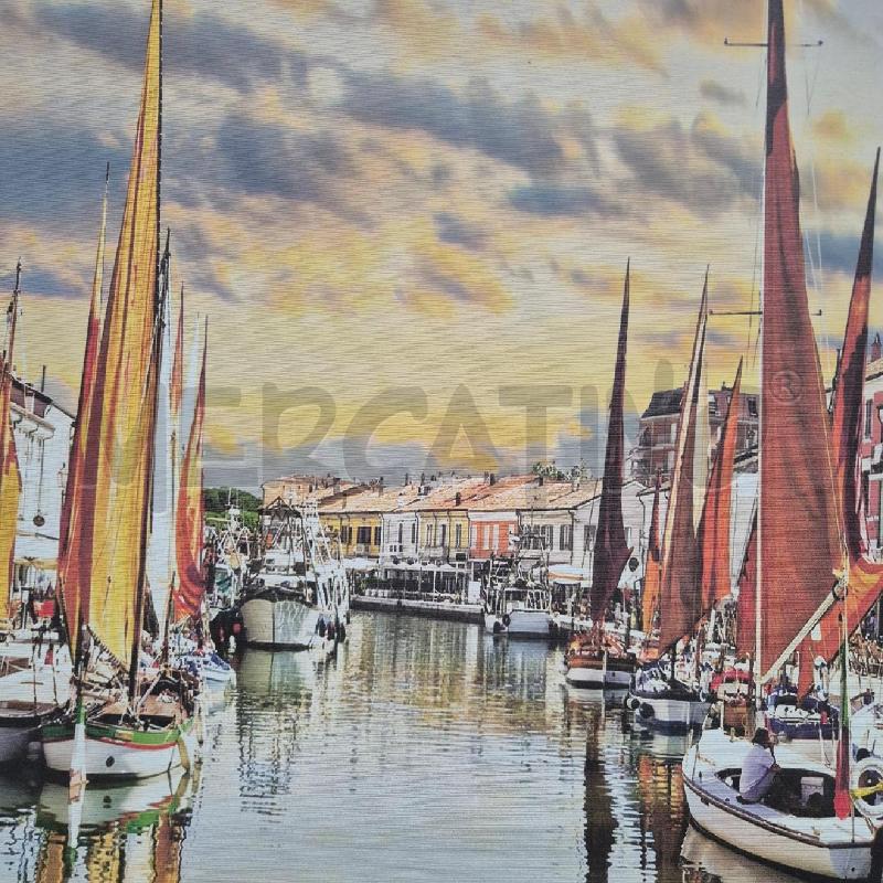 QUADRO STAMPA SU TELA CANALE DI CESENATICO | Mercatino dell'Usato Cervia 3