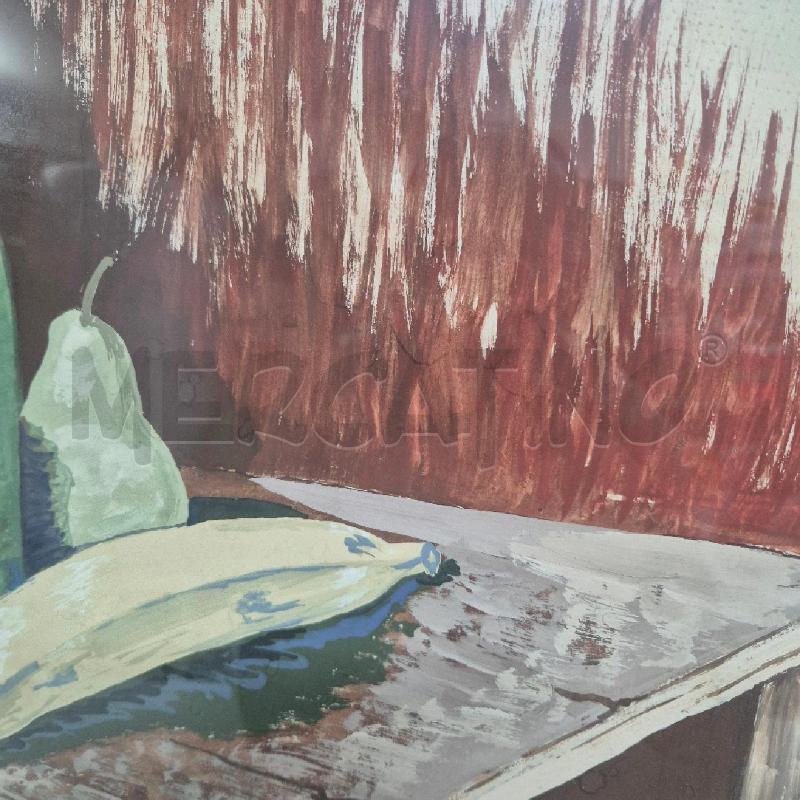 QUADRO TECNICA MISTA ACQUERELLO OLIO CARLA STELLA NATURA MORTA | Mercatino dell'Usato Cervia 3