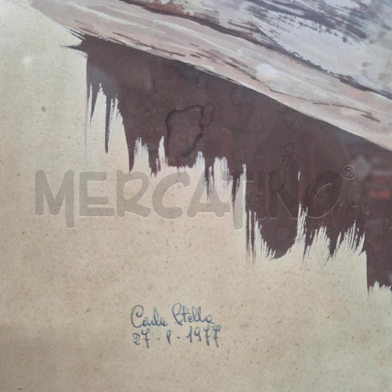 QUADRO TECNICA MISTA ACQUERELLO OLIO CARLA STELLA NATURA MORTA | Mercatino dell'Usato Cervia 4