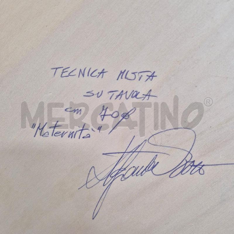 QUADRO TECNICA MISTA SU TAVOLA NATIVITA' | Mercatino dell'Usato Cervia 5