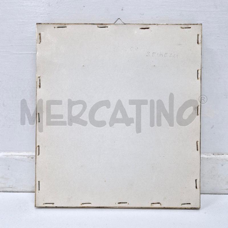 QUADRO VASO FIORI SFONDO GIALLO  | Mercatino dell'Usato Cervia 5