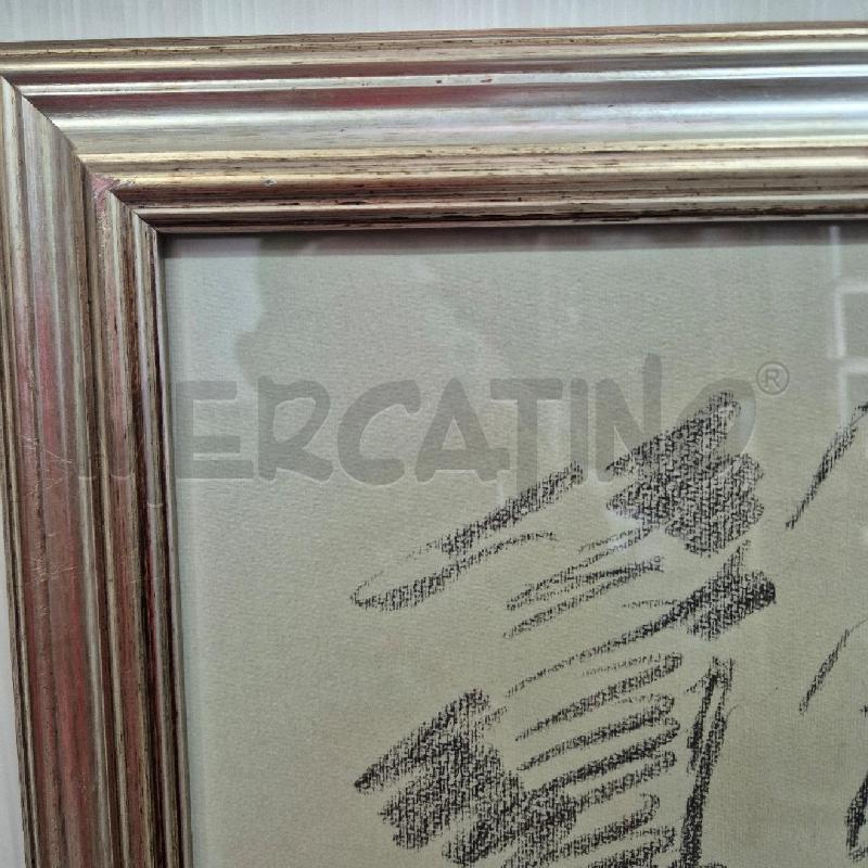 QUADRO WALTER MASOTTI MATITA BAMBINA CON CANE | Mercatino dell'Usato Cervia 4
