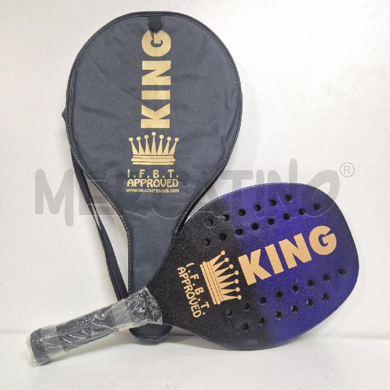 RACCHETTA BEACH TENNIS KING BLU NERA  | Mercatino dell'Usato Cervia 2