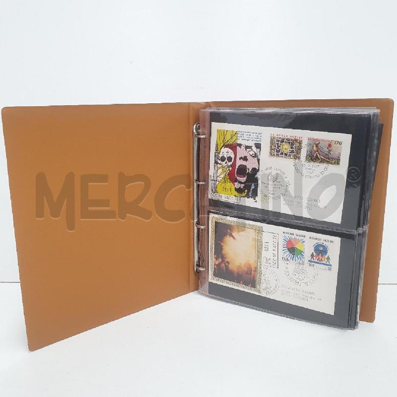 RACCOGLITORE CARTOLINE POSTALI 1° GIORNO ANNULLATE + NUOVO FRANCOBOLLO | Mercatino dell'Usato Cervia 1