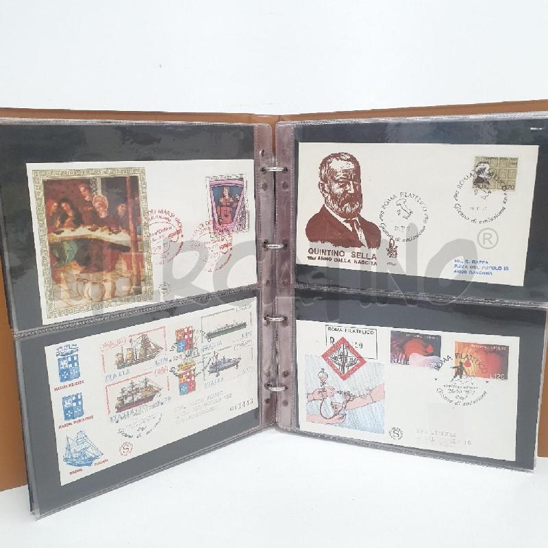 RACCOGLITORE CARTOLINE POSTALI 1° GIORNO ANNULLATE + NUOVO FRANCOBOLLO | Mercatino dell'Usato Cervia 2