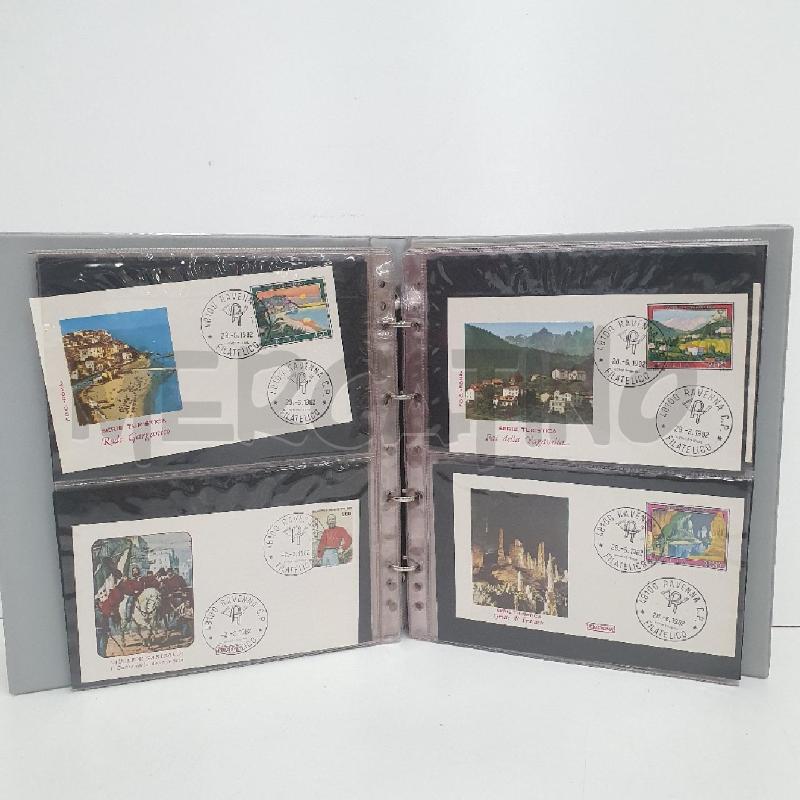 RACCOGLITORE CARTOLINE POSTALI 1° GIORNO ANNULLATE + NUOVO FRANCOBOLLO | Mercatino dell'Usato Cervia 2