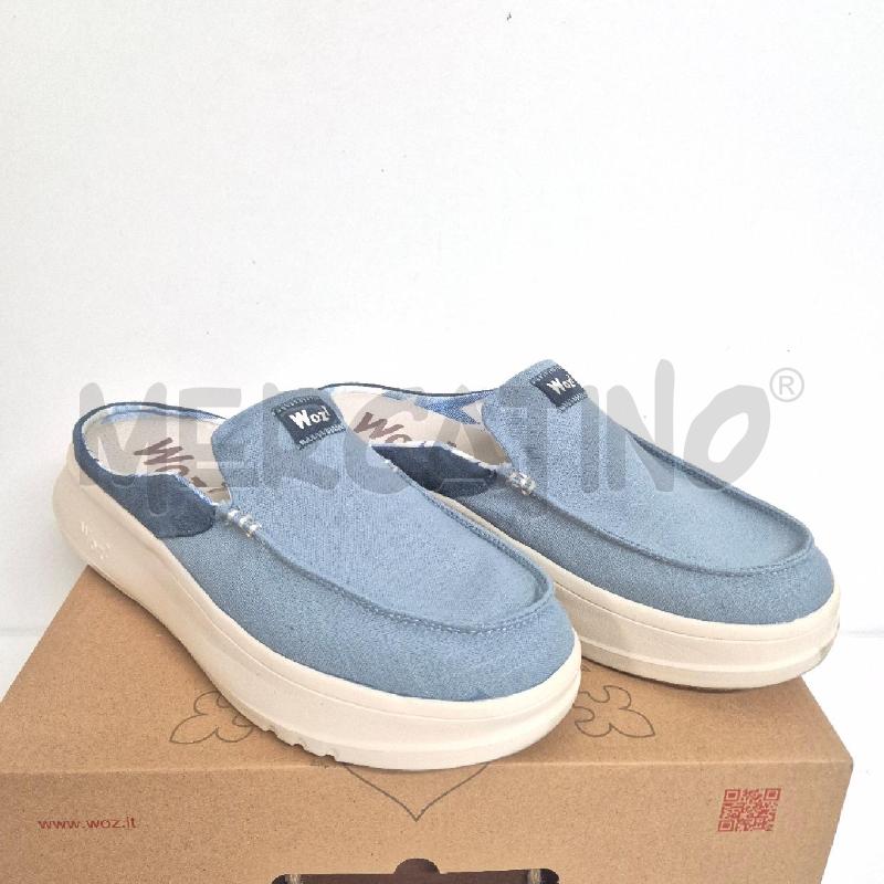 SABOT AZZURRE  BIANCHE WOZ | Mercatino dell'Usato Cervia 2