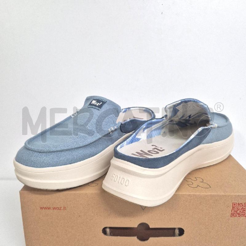 SABOT AZZURRE  BIANCHE WOZ | Mercatino dell'Usato Cervia 3