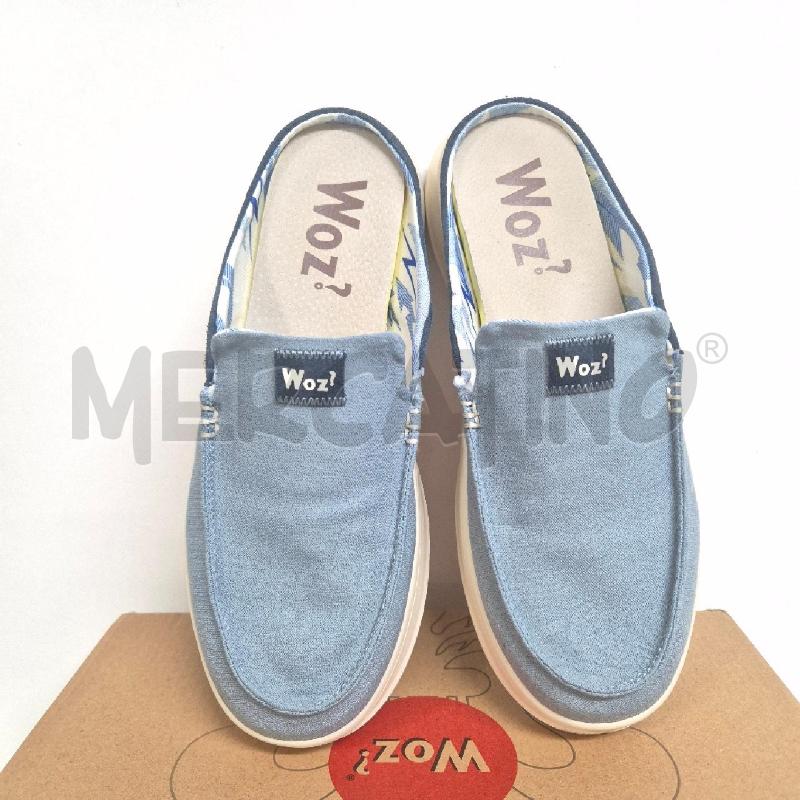 SABOT AZZURRE  BIANCHE WOZ | Mercatino dell'Usato Cervia 4