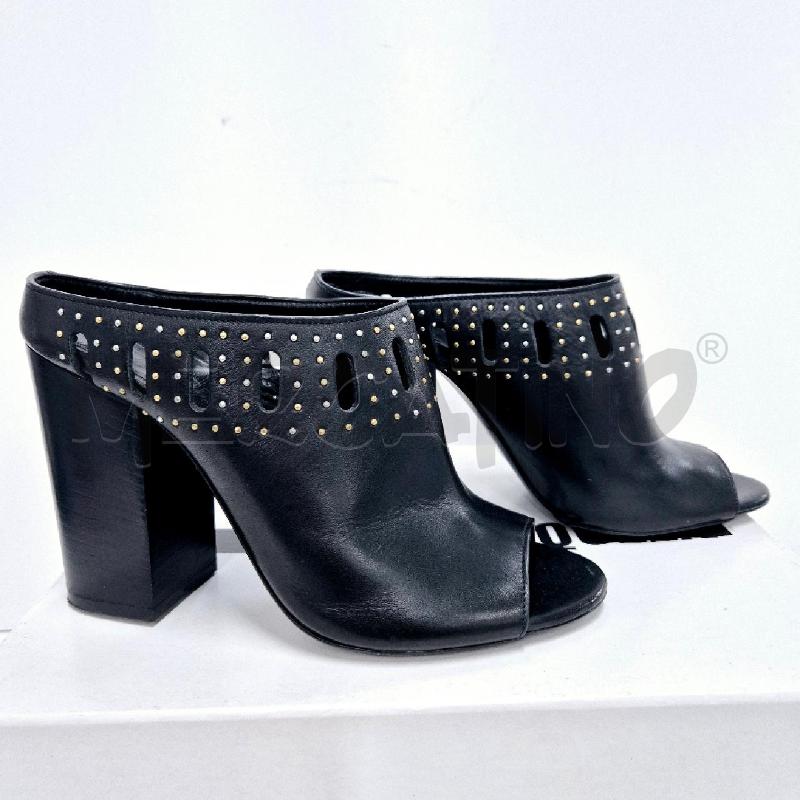 SABOT MCQ MC QUEENS NERO BORCHIE | Mercatino dell'Usato Cervia 3
