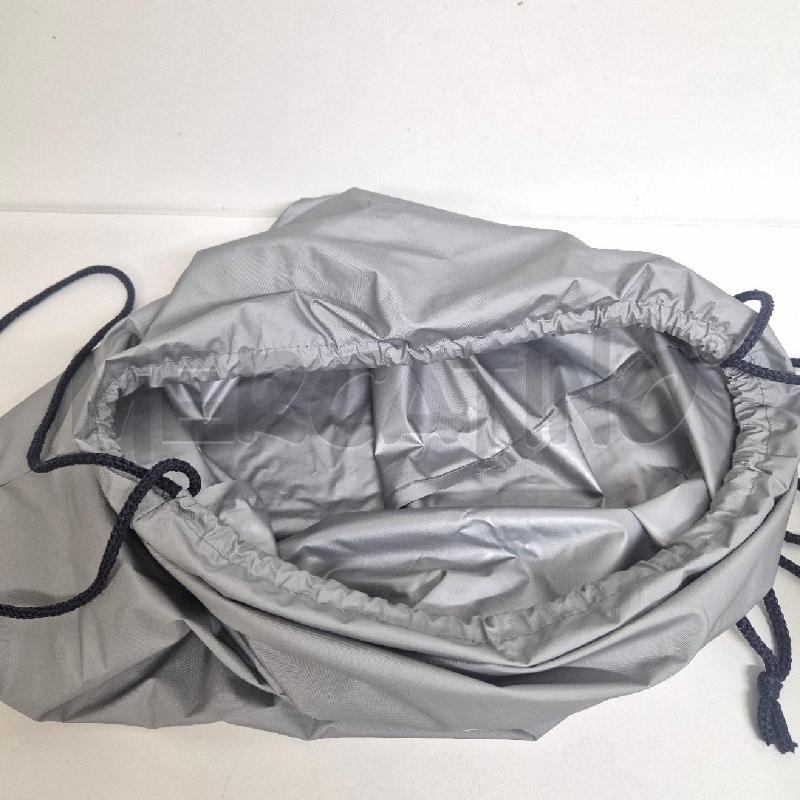 SACCA EMPORIO ARMANI GRIGIA SCRITTA BIANCA E BLU | Mercatino dell'Usato Cervia 5