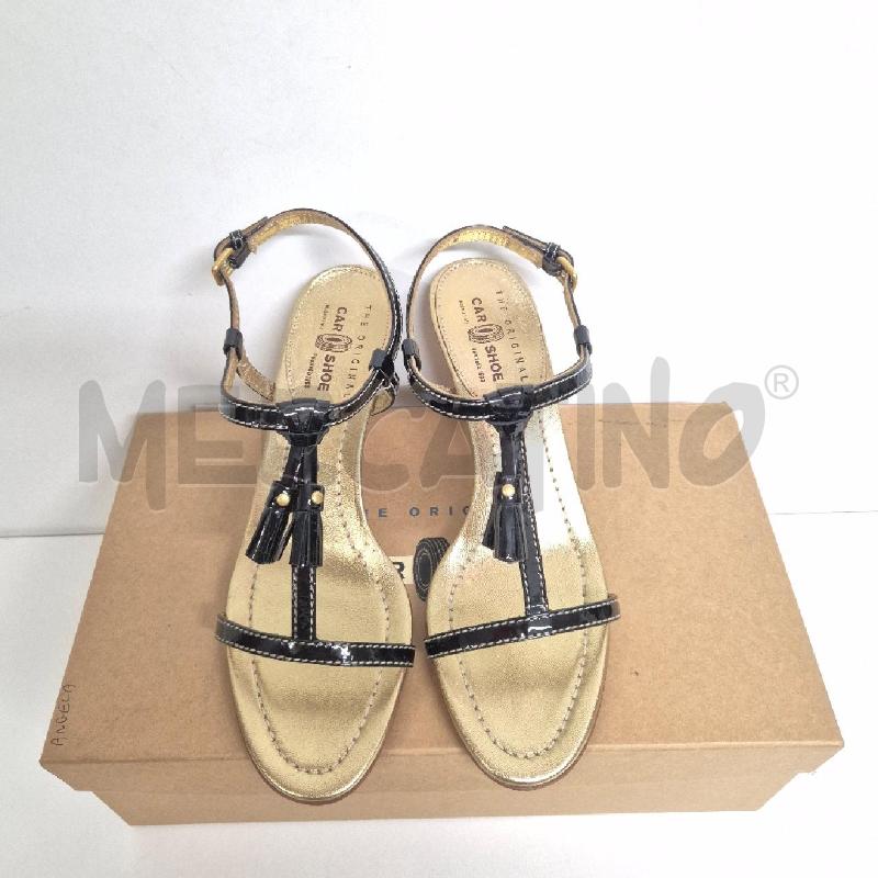 SANDALI DONNA CAR SHOE NERA VERNICE | Mercatino dell'Usato Cervia 2