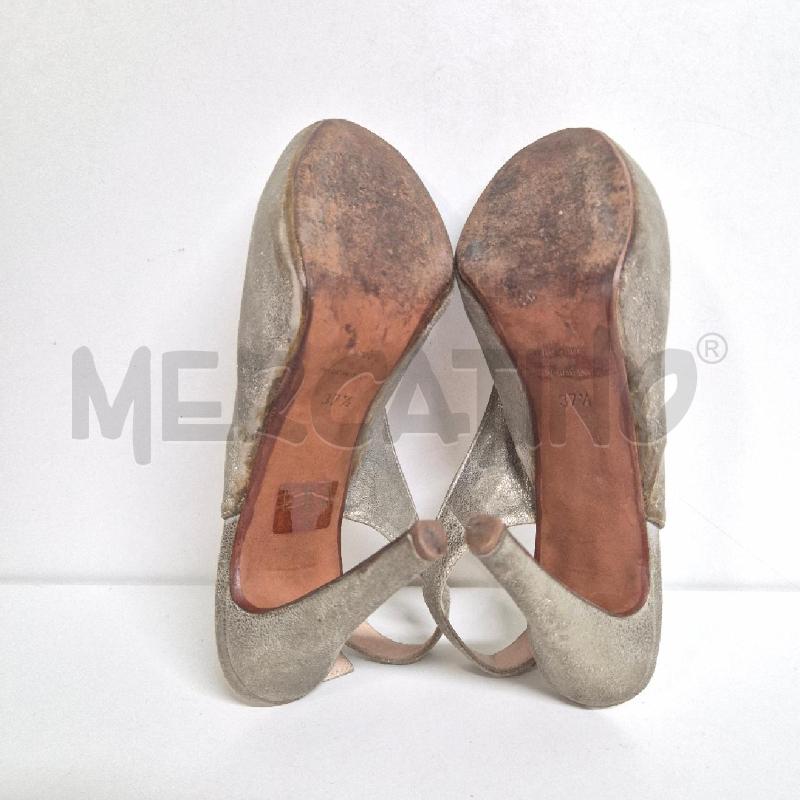 SANDALI DONNA DOUDOU BEIGE LUREX  | Mercatino dell'Usato Cervia 5