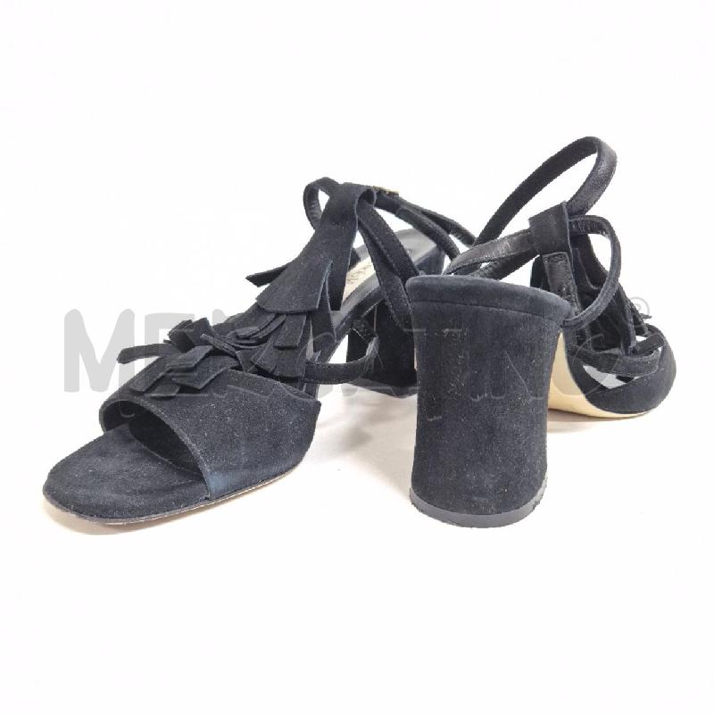 SANDALI DONNA GIAMPAOLO VIOZZI SCAMOSCIATI NERI | Mercatino dell'Usato Cervia 4