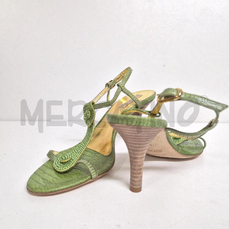 SANDALI DONNA GIANNA MELIANI VERDI STRASS | Mercatino dell'Usato Cervia 4