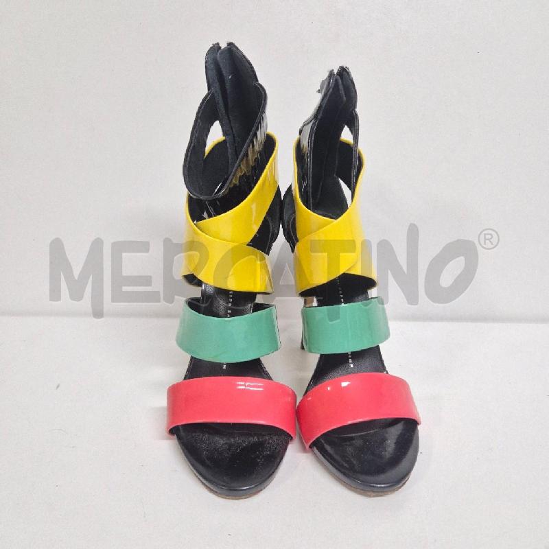 SANDALI DONNA GIUSEPPE ZANOTTI VERNICE  | Mercatino dell'Usato Cervia 2