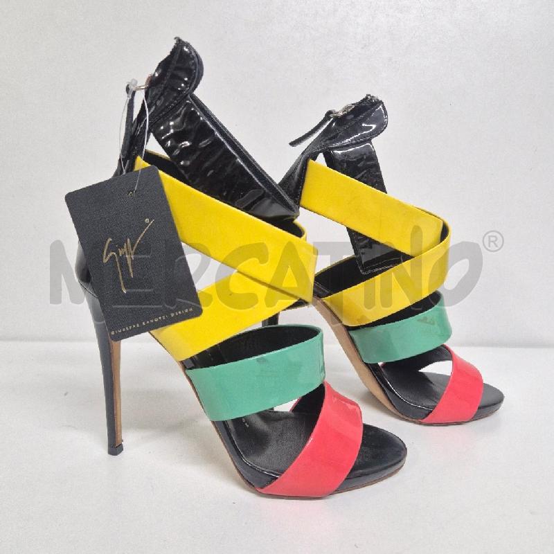 SANDALI DONNA GIUSEPPE ZANOTTI VERNICE  | Mercatino dell'Usato Cervia 3