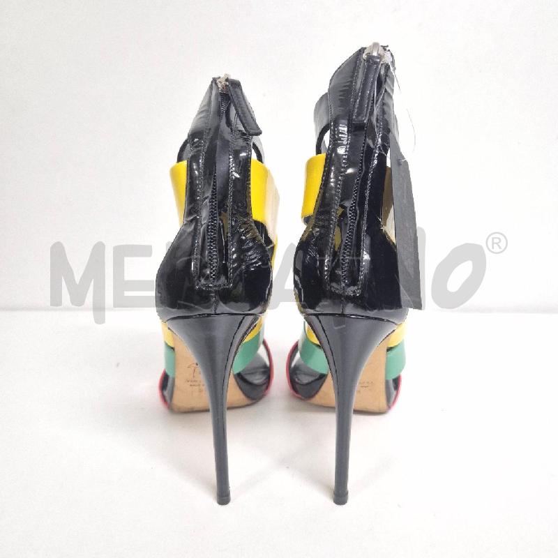 SANDALI DONNA GIUSEPPE ZANOTTI VERNICE  | Mercatino dell'Usato Cervia 4