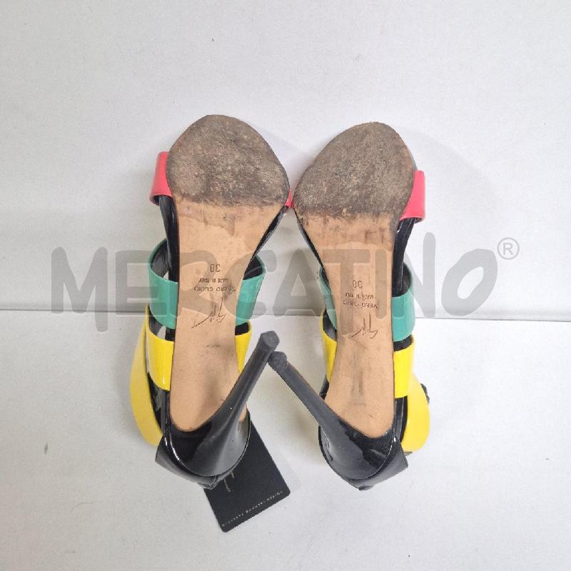 SANDALI DONNA GIUSEPPE ZANOTTI VERNICE  | Mercatino dell'Usato Cervia 5