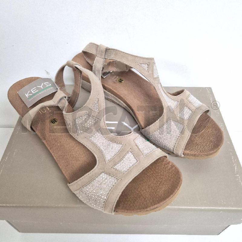 SANDALI DONNA KEYS TORTORA SCAMOSCIATI STRASS | Mercatino dell'Usato Cervia 2