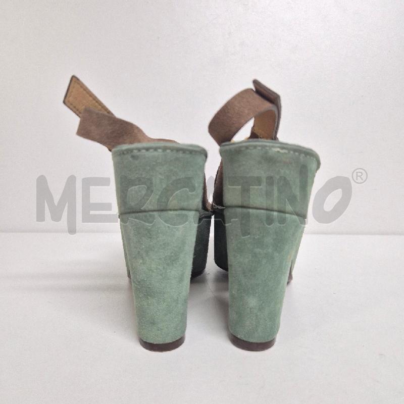 SANDALI DONNA L'AUTRE CHOSE BEIGE VERDEI SCAMOSCIATI | Mercatino dell'Usato Cervia 4