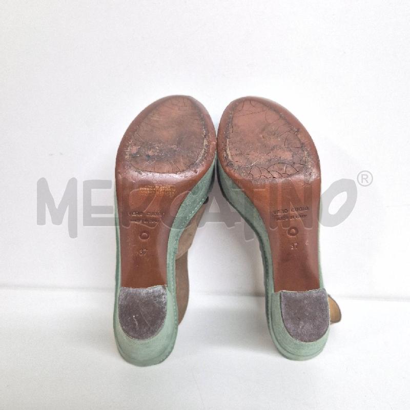 SANDALI DONNA L'AUTRE CHOSE BEIGE VERDEI SCAMOSCIATI | Mercatino dell'Usato Cervia 5