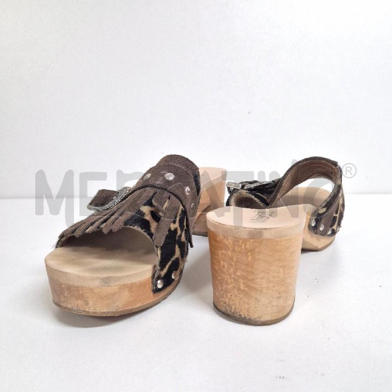 SANDALI DONNA MOOD FASCIA LEOPARDATA E CINGHIA | Mercatino dell'Usato Cervia 3