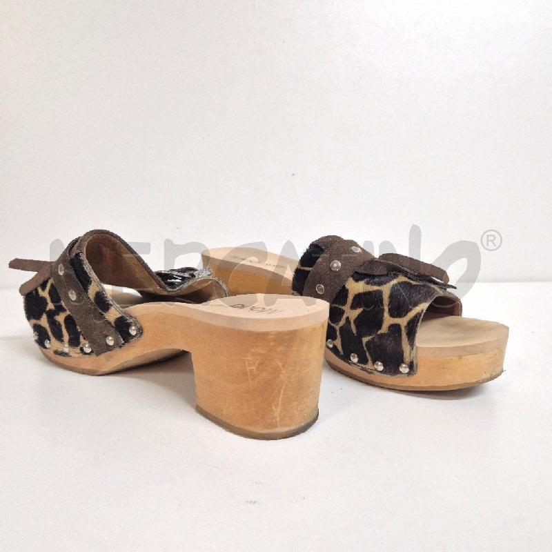 SANDALI DONNA MOOD FASCIA LEOPARDATA E CINGHIA | Mercatino dell'Usato Cervia 4
