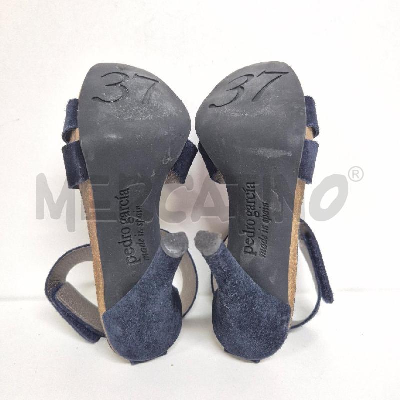 SANDALI DONNA PEDRO GARCIA BLU SCAMOSCIATO | Mercatino dell'Usato Cervia 5