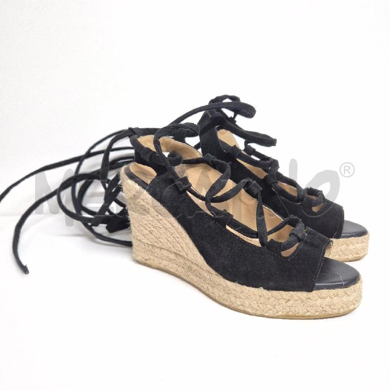 SANDALI DONNA TWIN SET NERA ZEPPA CORDA | Mercatino dell'Usato Cervia 1